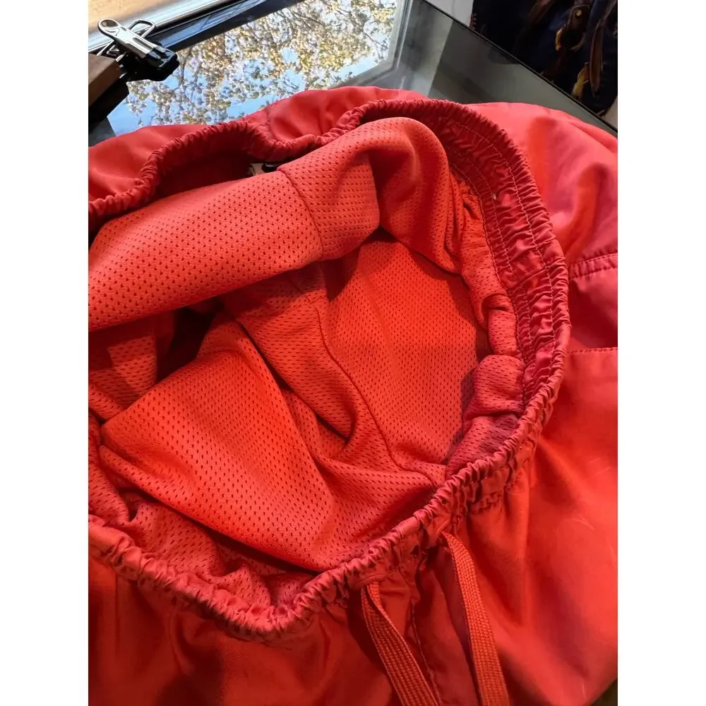 Nike‎ Men's Swim Trunks Size small Coral Red Orange w/ Liner